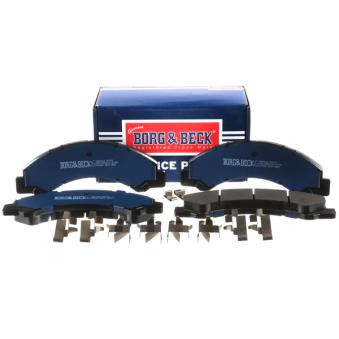 Jeu de 4 plaquettes de frein avant BORG & BECK OEM 8973292660