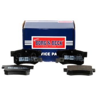 Jeu de 4 plaquettes de frein arrière BORG & BECK OEM 71750931