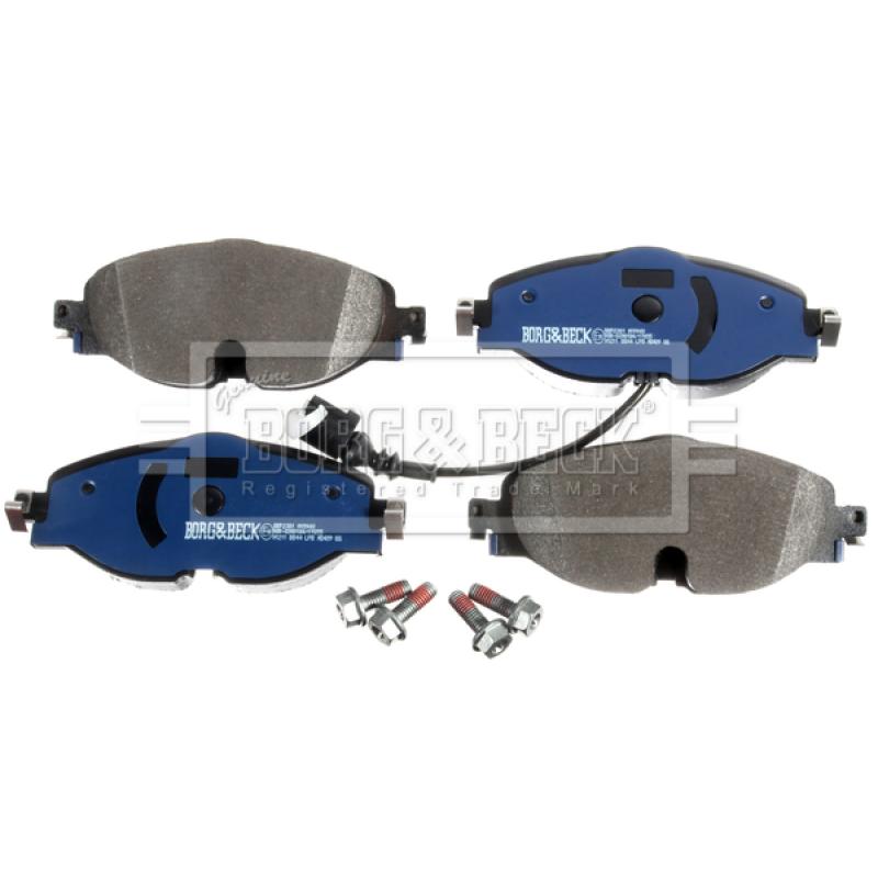 Jeu de 4 plaquettes de frein avant BORG & BECK BBP2381 - Visuel 1