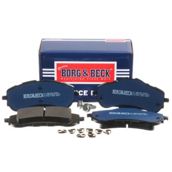 Jeu de 4 plaquettes de frein avant BORG & BECK OEM 1610428780 Jeu de 4 plaquettes de frein avant BORG & BECK OEM 1610428780