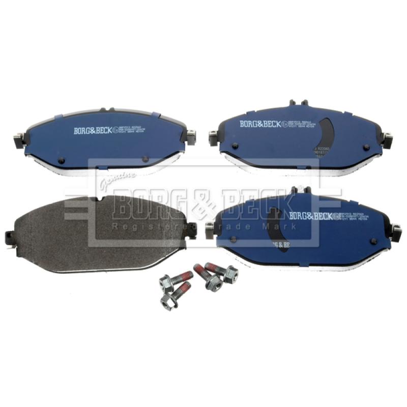 Jeu de 4 plaquettes de frein avant BORG & BECK BBP2513 - Visuel 1