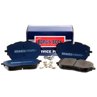 Jeu de 4 plaquettes de frein avant BORG & BECK BBP2546