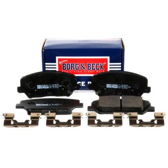 Jeu de 4 plaquettes de frein avant BORG & BECK OEM 581012VA25