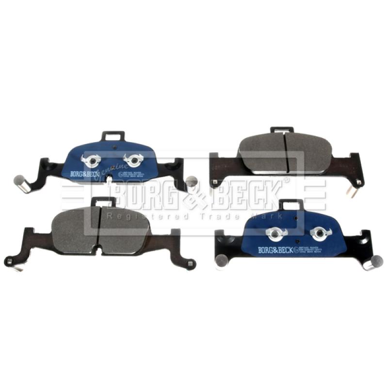 Jeu de 4 plaquettes de frein avant BORG & BECK BBP2602 - Visuel 1