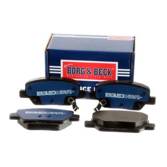 Jeu de 4 plaquettes de frein arrière BORG & BECK OEM 77367717