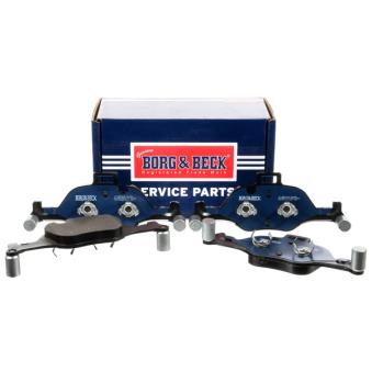 Jeu de 4 plaquettes de frein avant BORG & BECK OEM 34116875396