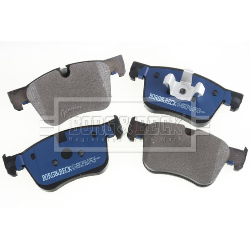 Jeu de 4 plaquettes de frein avant BORG & BECK BBP2822 - Visuel 1