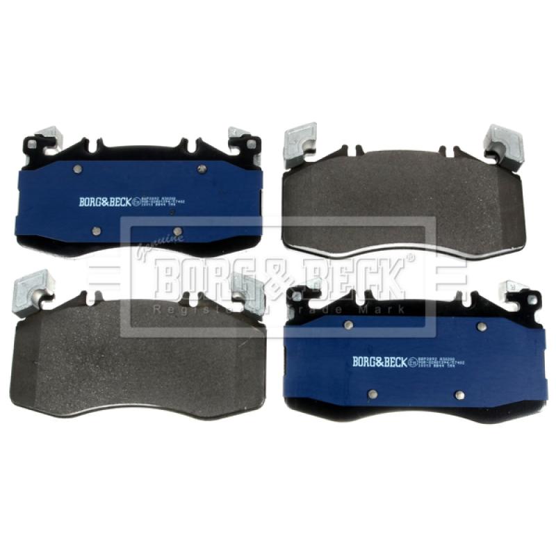 Jeu de 4 plaquettes de frein avant BORG & BECK BBP2892 - Visuel 1