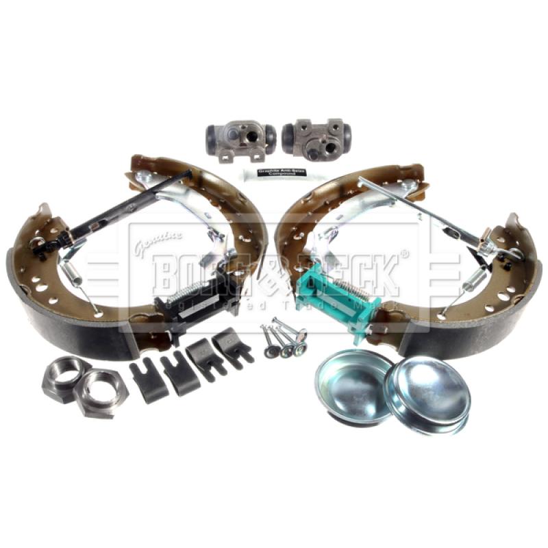 Kit de freins arrière (prémontés) BORG & BECK BBS1074K - Visuel 2
