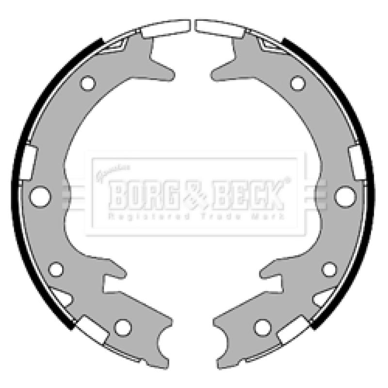 Jeu de mâchoires de frein BORG & BECK BBS6321 - Visuel 1
