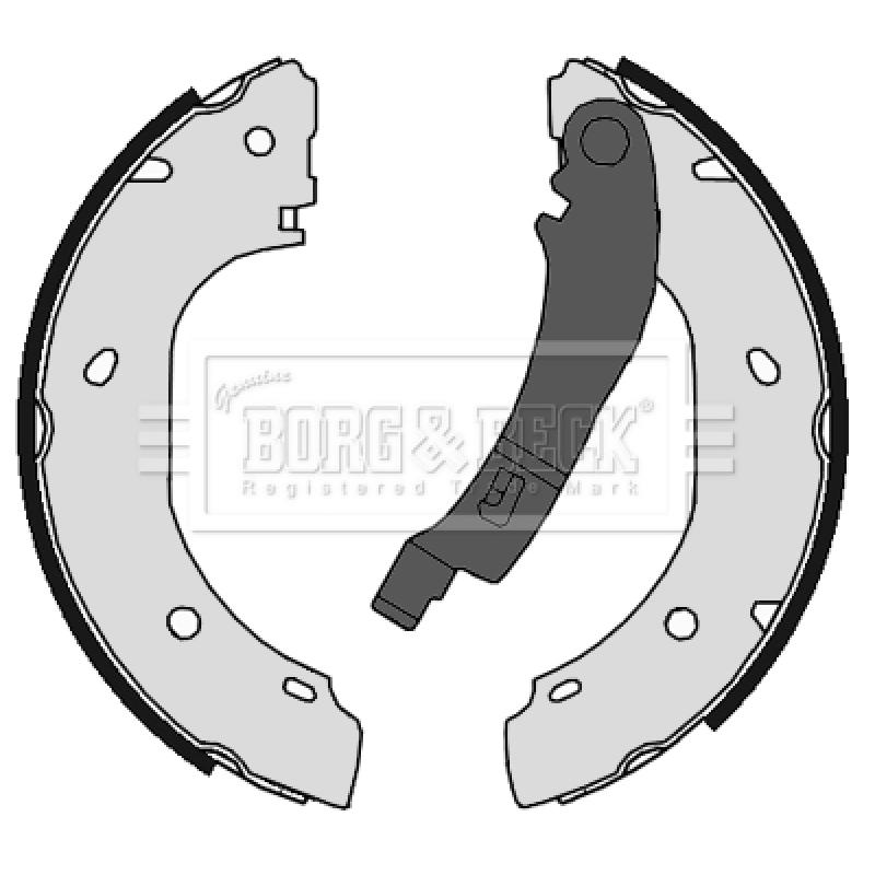 Jeu de mâchoires de frein BORG & BECK BBS6339 - Visuel 1