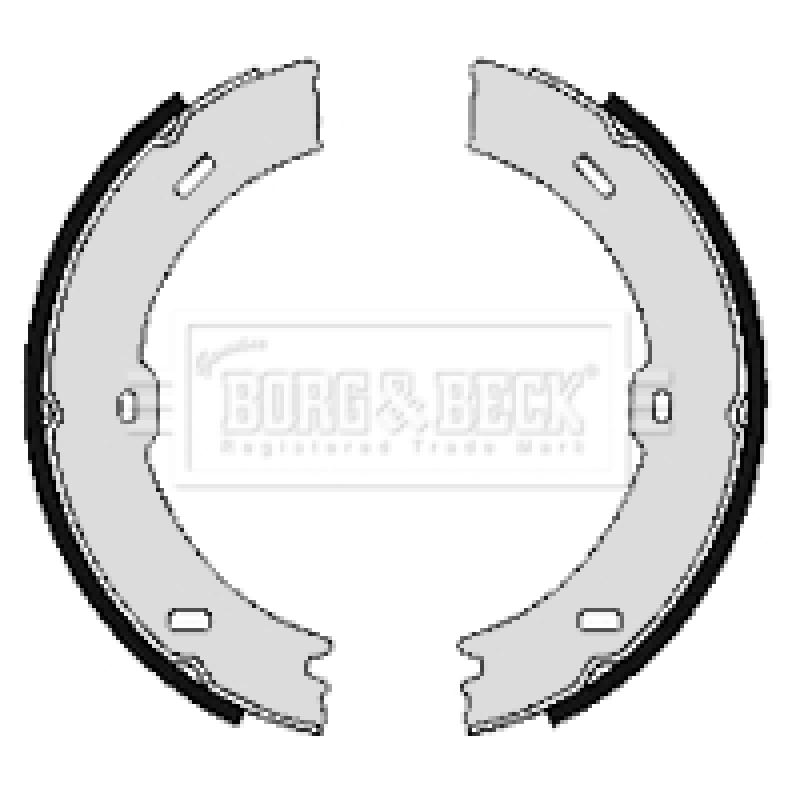 Jeu de mâchoires de frein BORG & BECK BBS6371 - Visuel 1