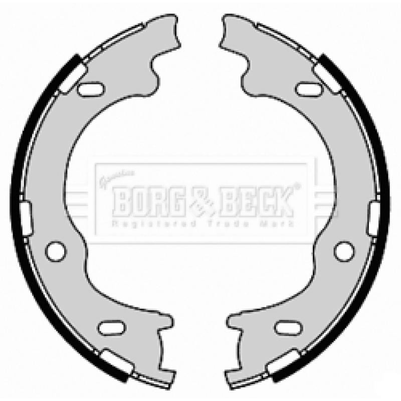 Jeu de mâchoires de frein BORG & BECK BBS6400 - Visuel 1