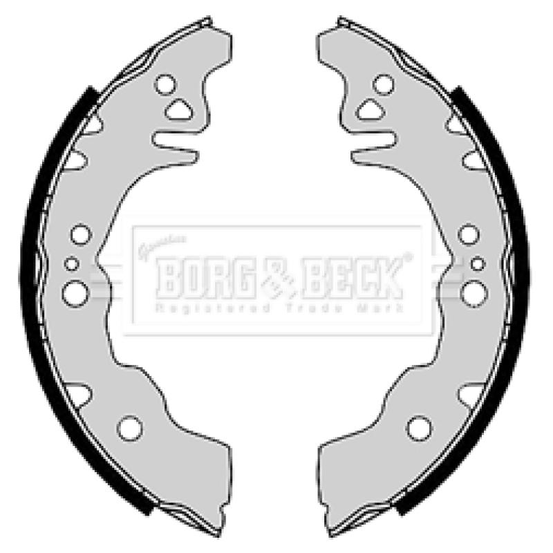 Jeu de mâchoires de frein BORG & BECK BBS6402 - Visuel 1