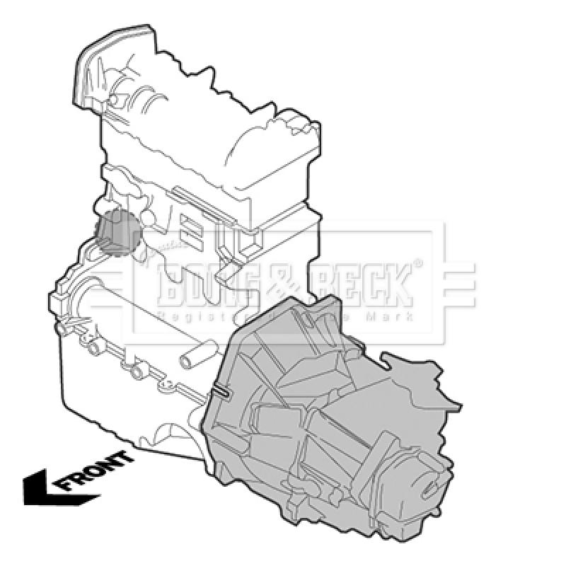 Support moteur BORG & BECK BEM3141 - Visuel 1