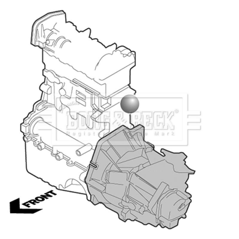 Support moteur BORG & BECK BEM4198 - Visuel 1