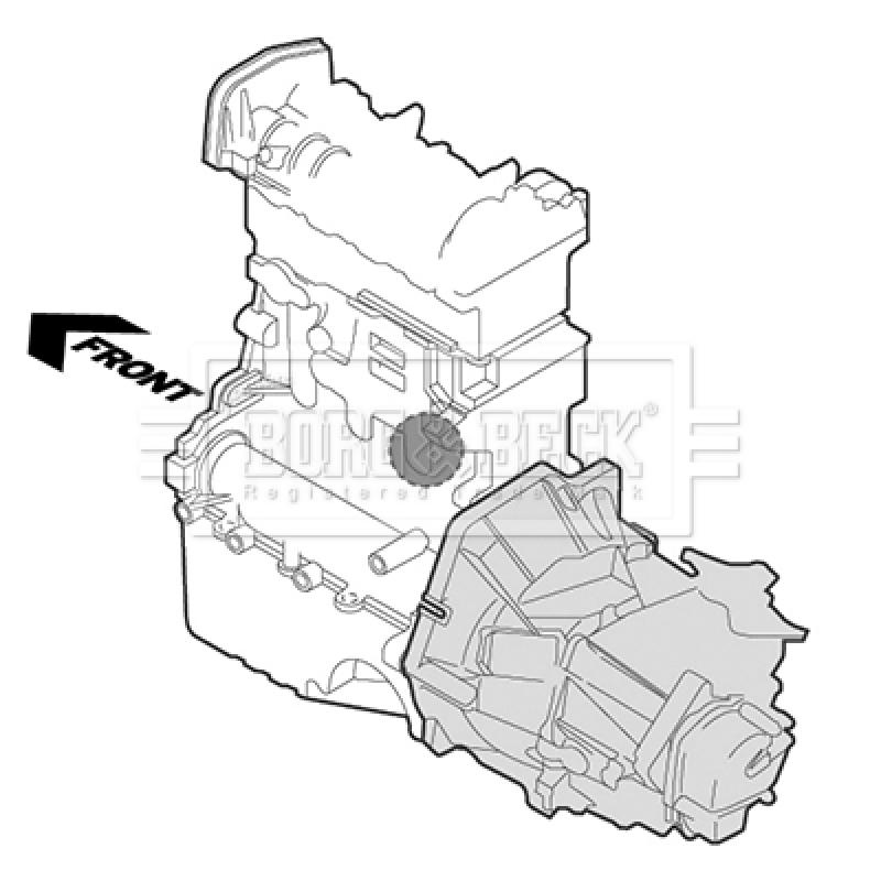 Support moteur BORG & BECK BEM4289 - Visuel 2