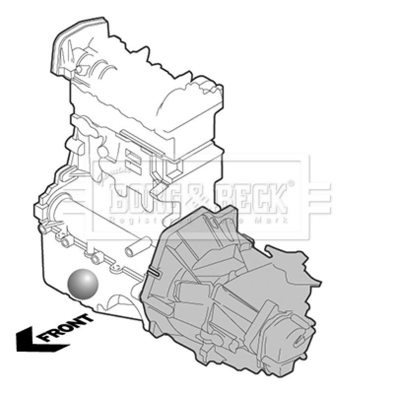 Support moteur BORG & BECK BEM4304 - Visuel 1