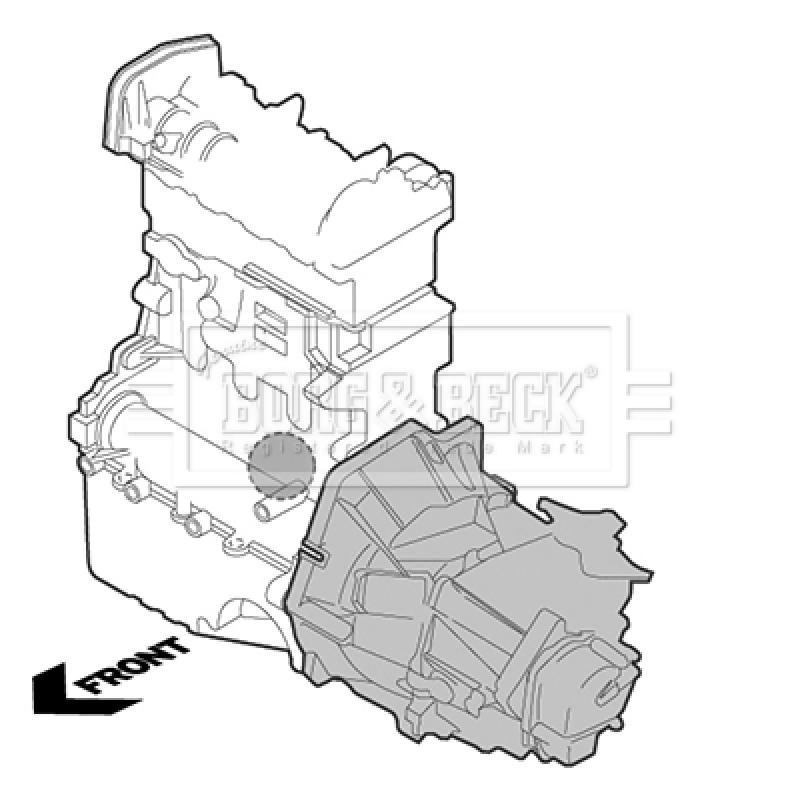 Support moteur BORG & BECK BEM4404 - Visuel 1
