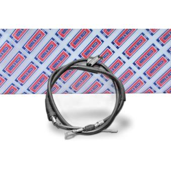 Tirette à câble, frein de stationnement BORG & BECK BKB1078