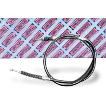 Tirette à câble, frein de stationnement BORG & BECK BKB2045