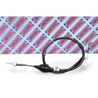 Tirette à câble, commande d'embrayage BORG & BECK BKC1168