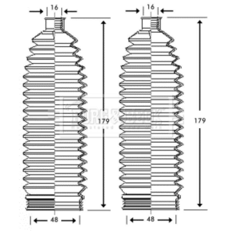 Joint-soufflet, direction BORG & BECK BSG3219 - Visuel 1