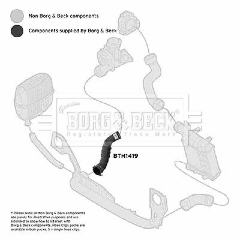 Gaine de suralimentation BORG & BECK BTH1419 - Visuel 2