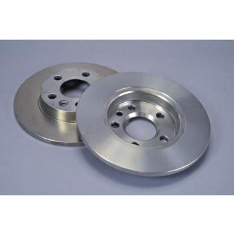 Jeu de 2 disques de frein arrière AUTOMEGA 120038710 pour FIAT PANDA 2.5 Syncro - 110cv