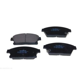 Jeu de 4 plaquettes de frein avant AUTOMEGA [120073010]