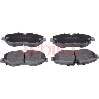 Jeu de 4 plaquettes de frein avant ASHIKA OEM N0064208420