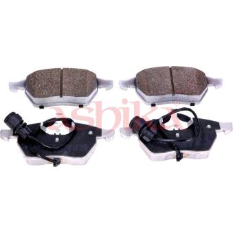 Jeu de 4 plaquettes de frein avant ASHIKA OEM 8D0698151F