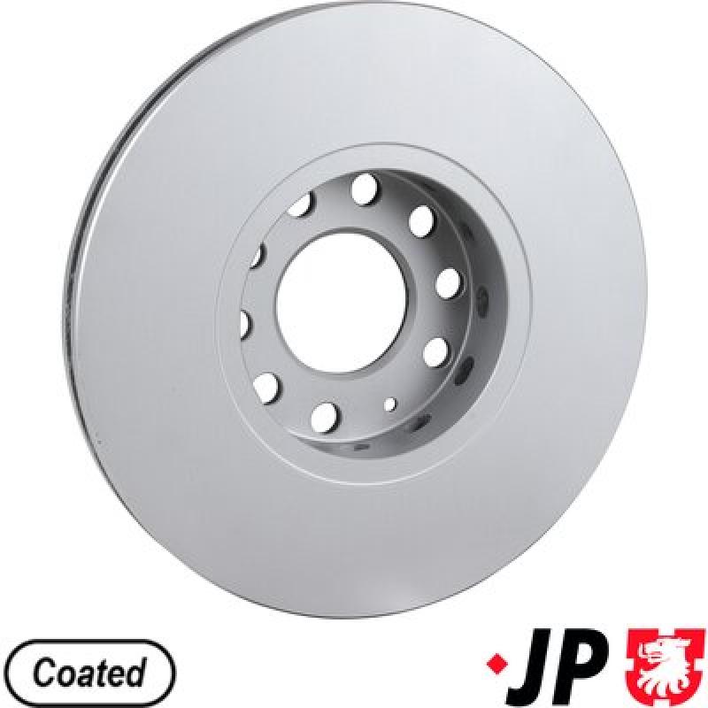 Jeu de 2 disques de frein avant JP GROUP 1163110400 - Visuel 2