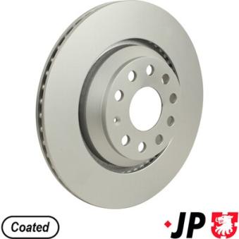 Jeu de 2 disques de frein arrière JP GROUP 1163201000 pour SEAT LEON 1,6 SRE - 110cv