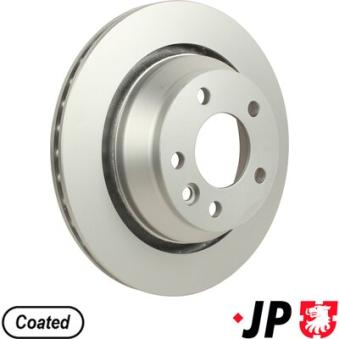 Jeu de 2 disques de frein arrière JP GROUP OEM 7L6615601E