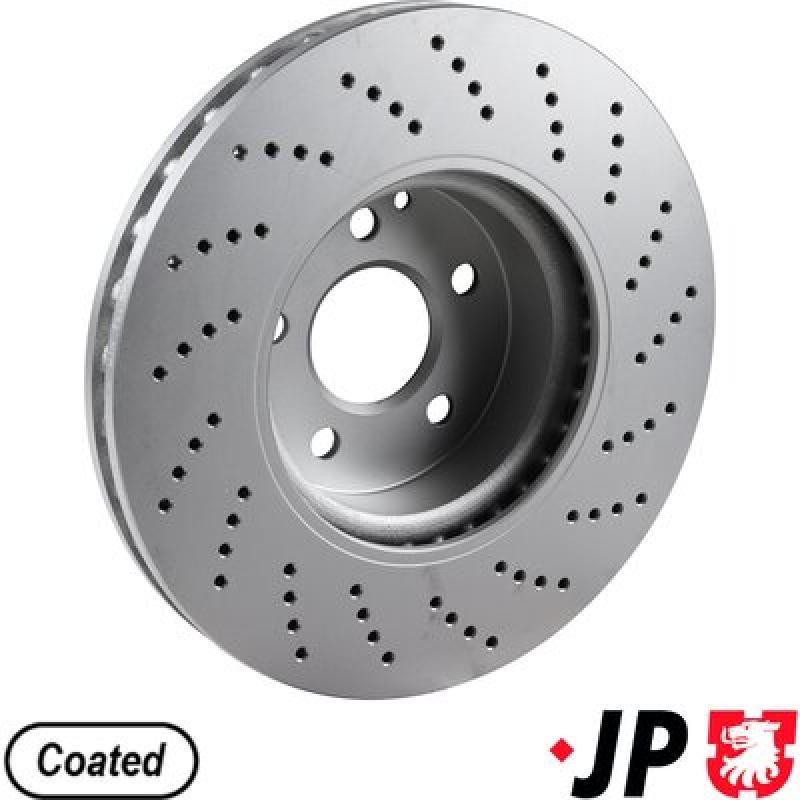 Jeu de 2 disques de frein avant JP GROUP 1363101800 - Visuel 1