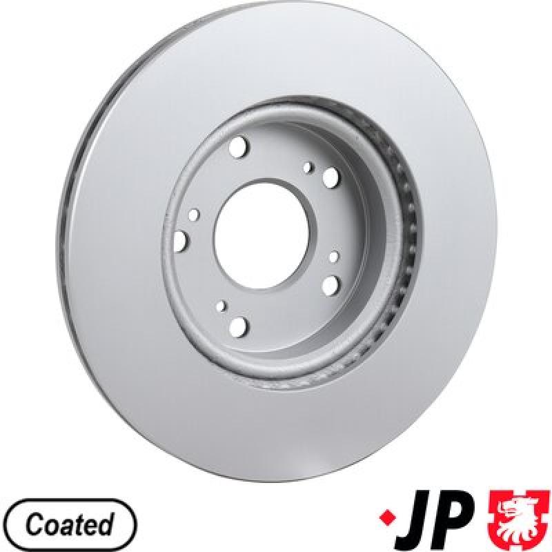 Jeu de 2 disques de frein avant JP GROUP 3463100900 - Visuel 2