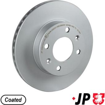 Jeu de 2 disques de frein avant JP GROUP OEM 5171207500