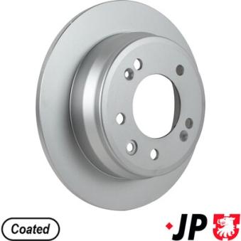 Jeu de 2 disques de frein arrière JP GROUP OEM 584111H300