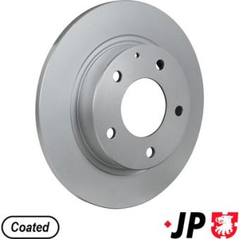 Jeu de 2 disques de frein arrière JP GROUP OEM gtyf26251b