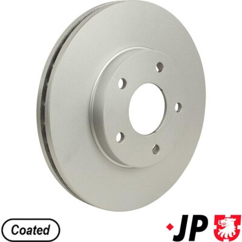 Jeu de 2 disques de frein avant JP GROUP 4063100700 - Visuel 1