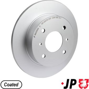 Jeu de 2 disques de frein arrière JP GROUP OEM 4320699J00