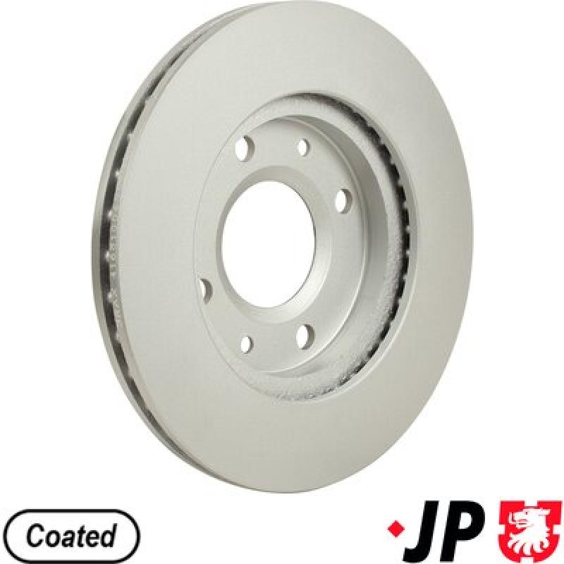 Jeu de 2 disques de frein avant JP GROUP 4163100600 - Visuel 1