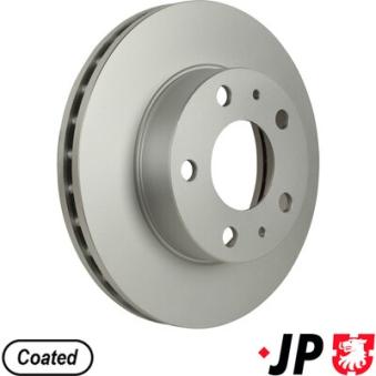 Jeu de 2 disques de frein avant JP GROUP OEM 4249A6