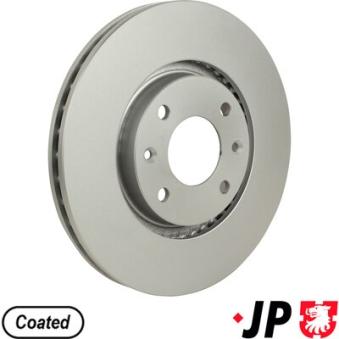 Jeu de 2 disques de frein avant JP GROUP OEM 424918