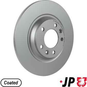 Jeu de 2 disques de frein arrière JP GROUP OEM 424972 Jeu de 2 disques de frein arrière JP GROUP OEM 424972