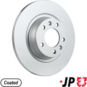 Jeu de 2 disques de frein arrière JP GROUP OEM 424922