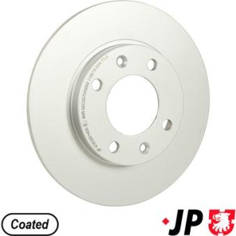 Jeu de 2 disques de frein arrière JP GROUP OEM 4249F5