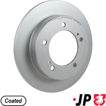 Jeu de 2 disques de frein avant JP GROUP OEM 5551160A00