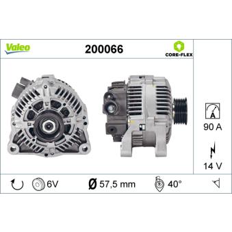 Alternateur VALEO OEM 57052C